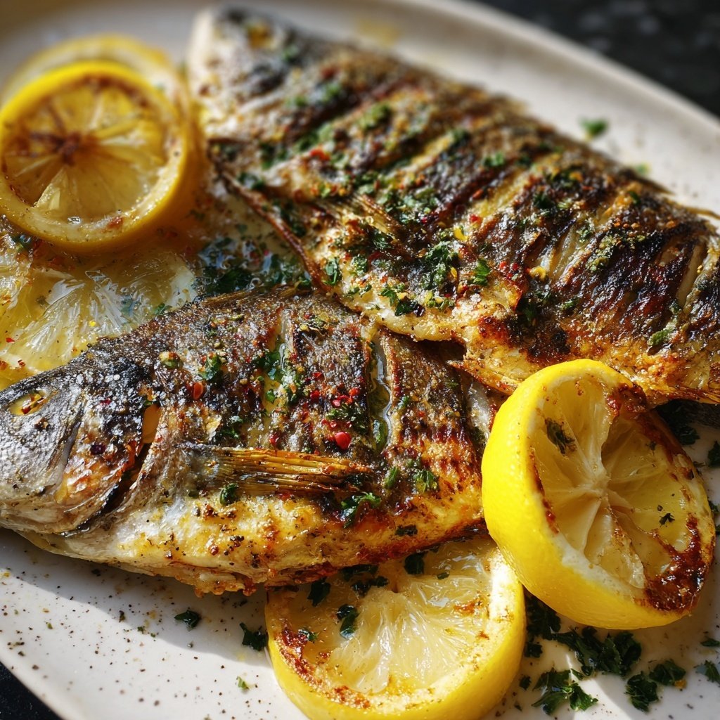Healthy & Light Lemon Grilled Fish Plate