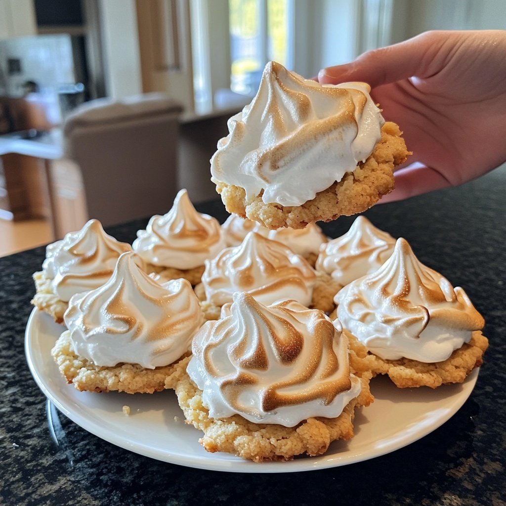 Lemon Meringue Pie Cookies Recipe - Fruity Desserts