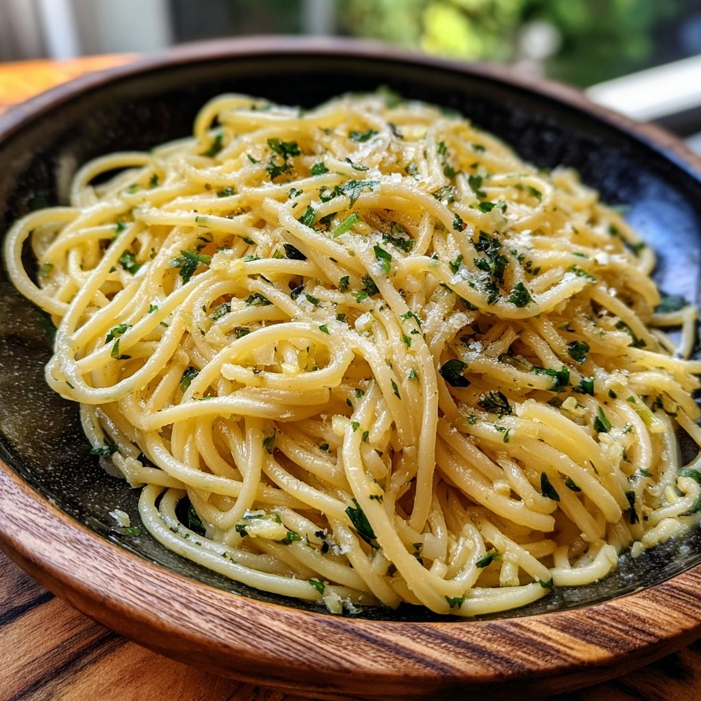 Quick & Easy 15-Minute Garlic Pasta