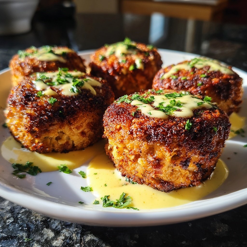 Mini Crab Cakes with Lemon Aioli
