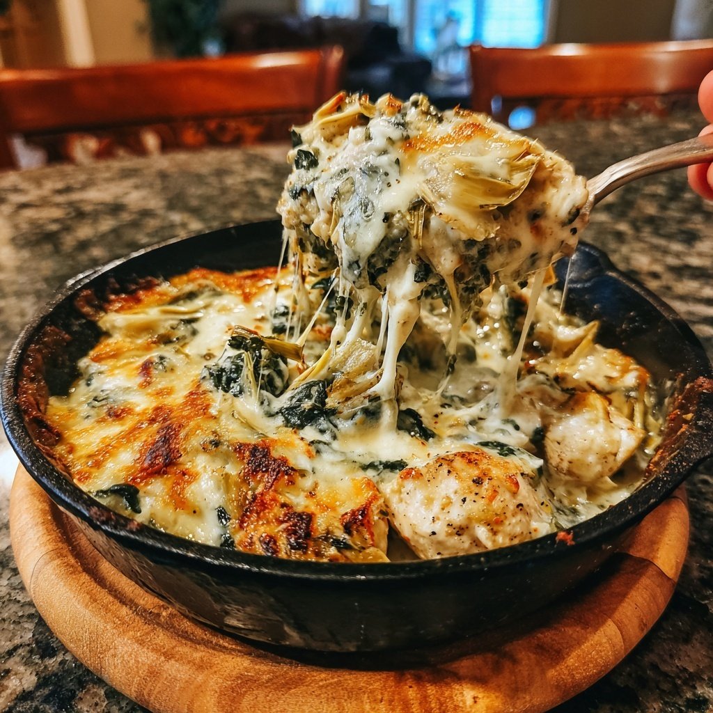 Creamy Spinach Artichoke Chicken