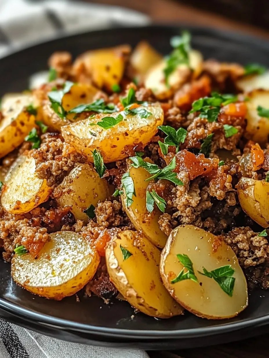 Irresistible Ground Turkey with Potatoes