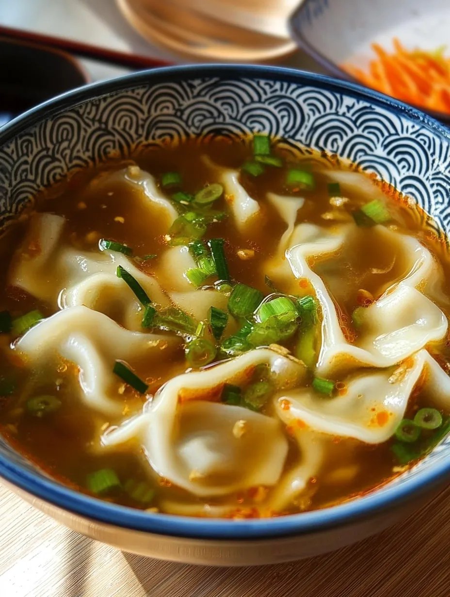 Gyoza Soup (Japanese Dumpling Soup)
