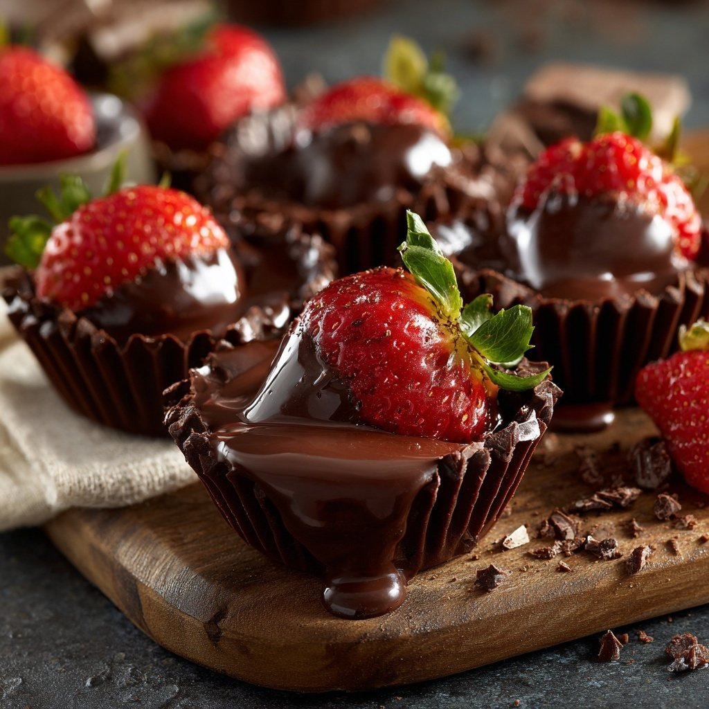 Luxury Chocolate Strawberry Cups