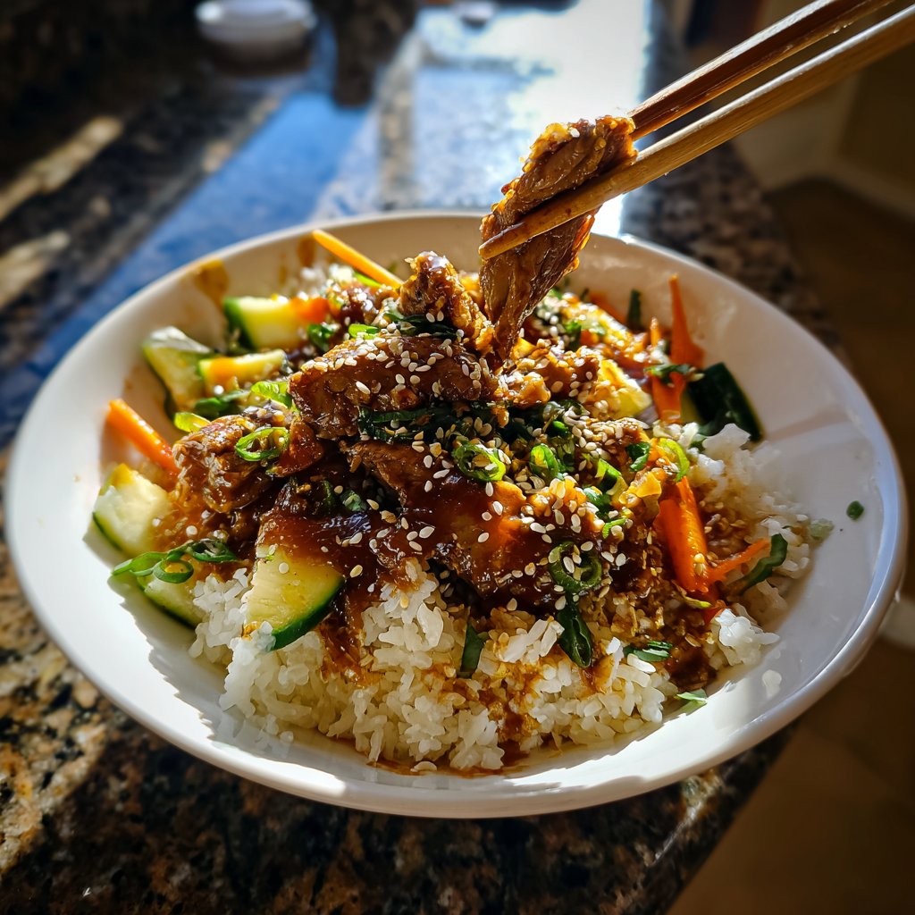 High Protein Chicken Rice Bowl