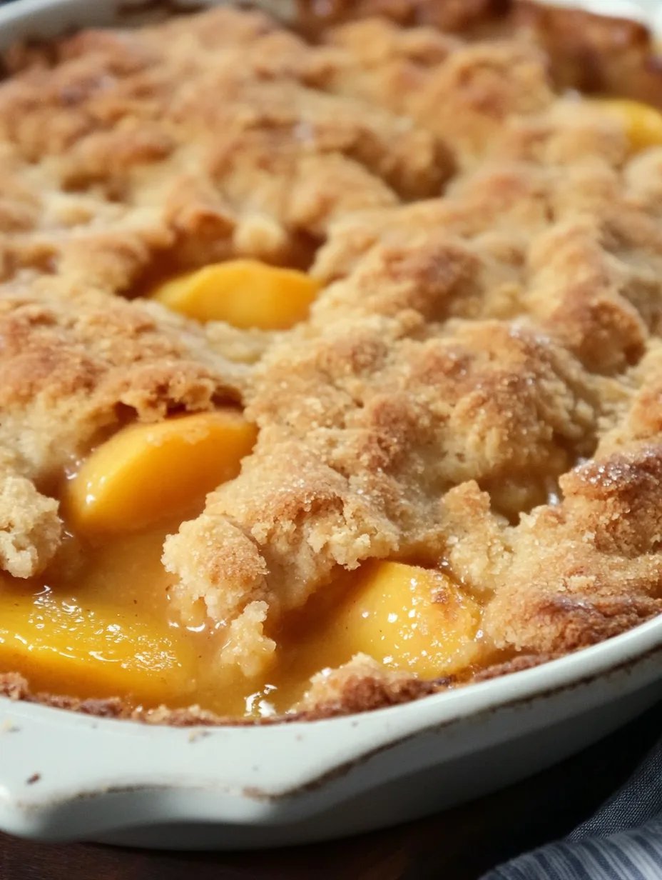 Fresh Southern Peach Cobbler