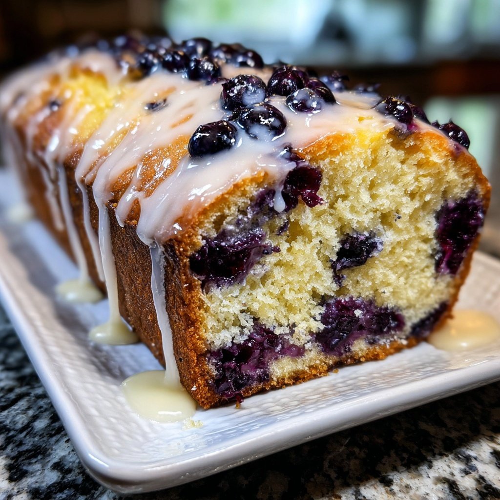 Baking & Desserts Lemon Blueberry Loaf Cake